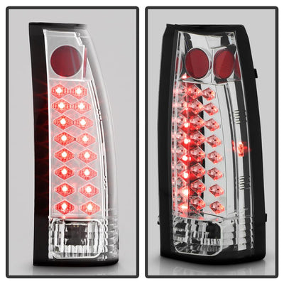 Chrome LED Tail Lights <br>88-98 Chevy GMC C/K-Series