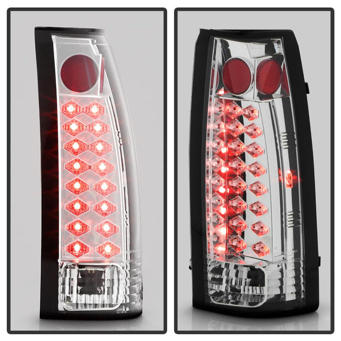 Chrome LED Tail Lights <br>88-98 Chevy GMC C/K-Series