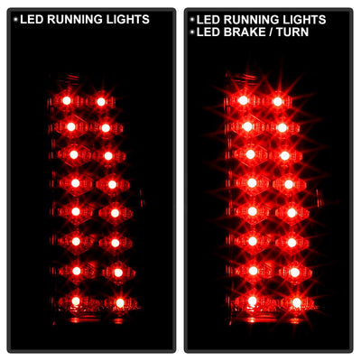 Chrome LED Tail Lights <br>88-98 Chevy GMC C/K-Series