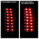 Red Clear LED Tail Lights <br>88-98 Chevy GMC C/K-Series