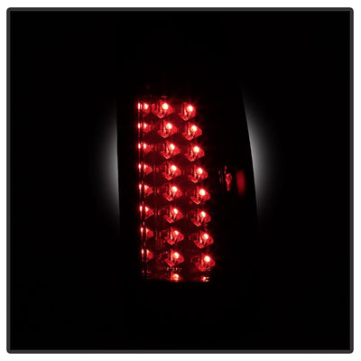 Red Smoke LED Tail Lights <br>88-98 Chevy GMC C/K-Series