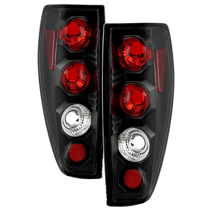 Black Euro Style Tail Lights <br>04-13 Chevrolet Colorado 04-12 GMC Canyon