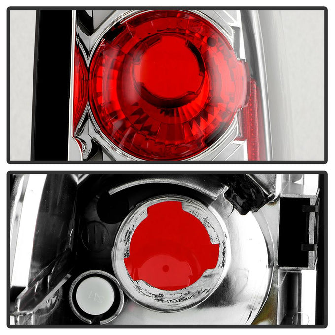 Chrome Euro Style Tail Lights <br>04-13 Chevrolet Colorado 04-12 GMC Canyon