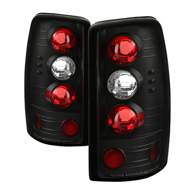 Black Euro Style Tail Lights <br>00-06 Chevy Suburban Tahoe, GMC Yukon