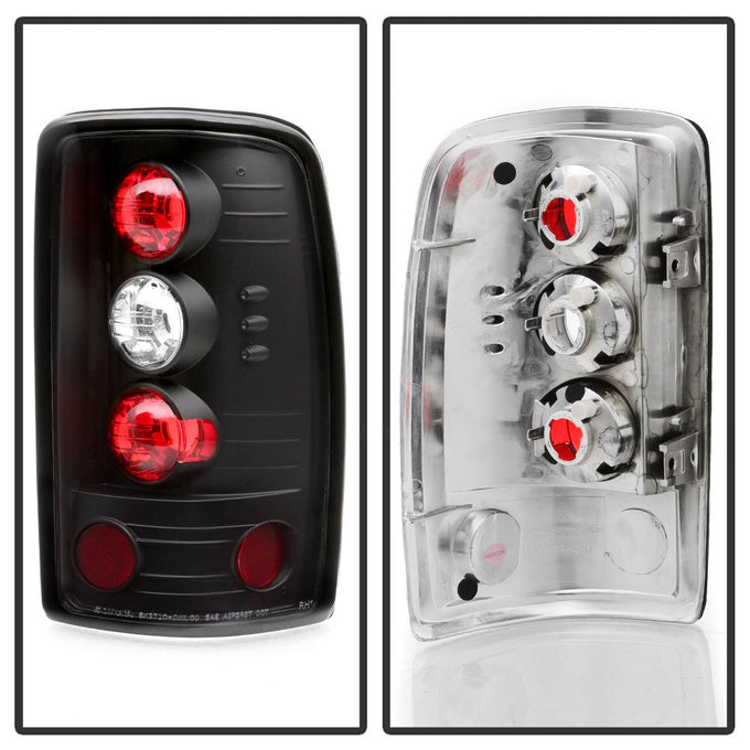 Black Euro Style Tail Lights <br>00-06 Chevy Suburban Tahoe, GMC Yukon