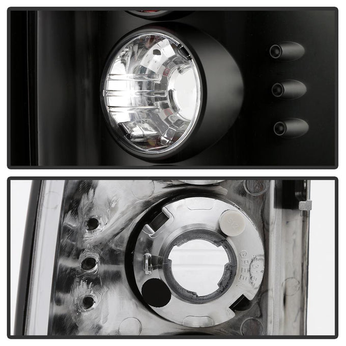 Black Euro Style Tail Lights <br>00-06 Chevy Suburban Tahoe, GMC Yukon