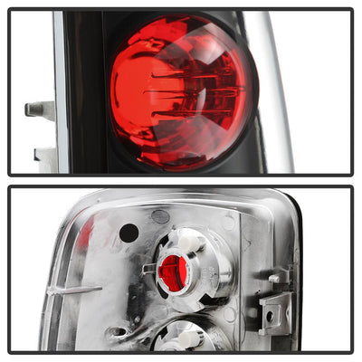 Black Euro Style Tail Lights <br>00-06 Chevy Suburban Tahoe, GMC Yukon