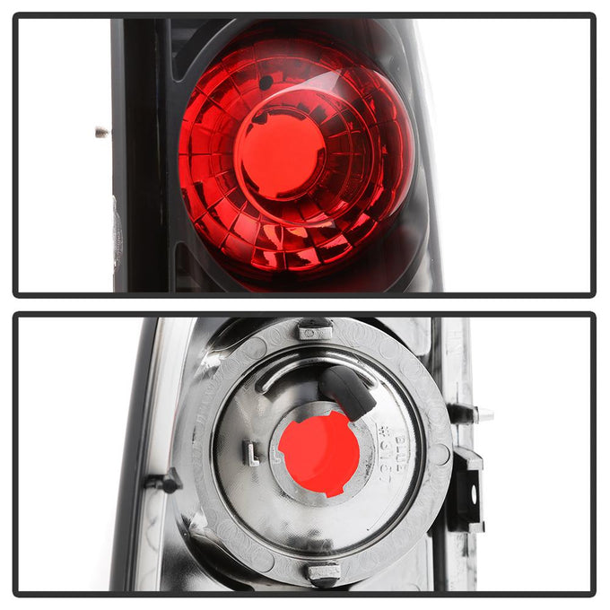 Black Euro Style Tail Lights <br>00-06 Chevy Suburban Tahoe, GMC Yukon Yukon XL 2500