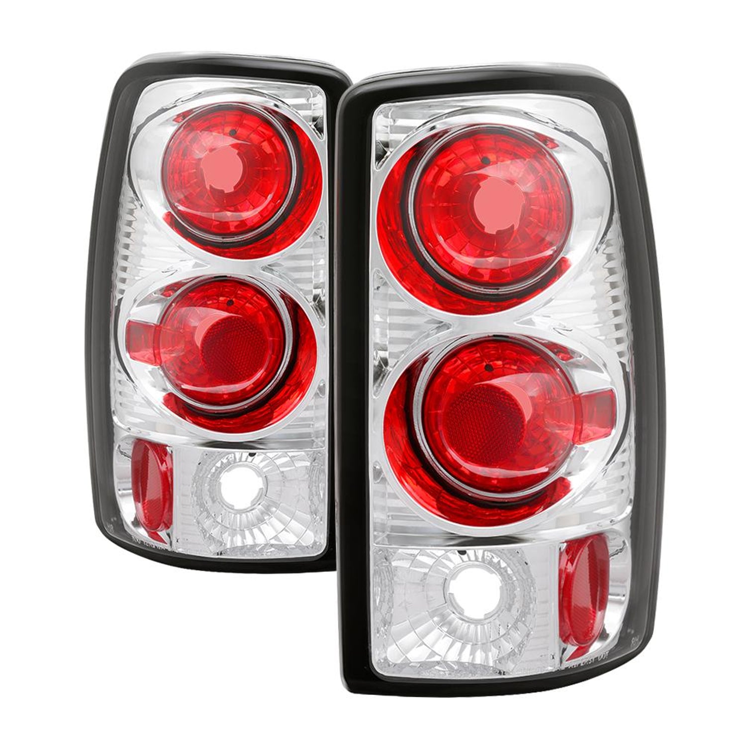 Chrome Euro Style Tail Lights <br>00-06 Chevy Suburban Tahoe, GMC Yukon Yukon XL 2500