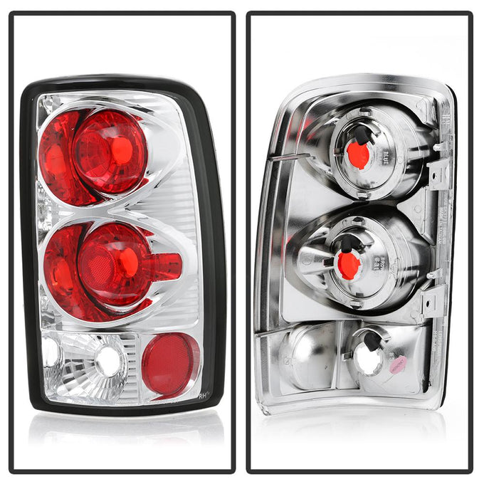 Chrome Euro Style Tail Lights <br>00-06 Chevy Suburban Tahoe, GMC Yukon Yukon XL 2500
