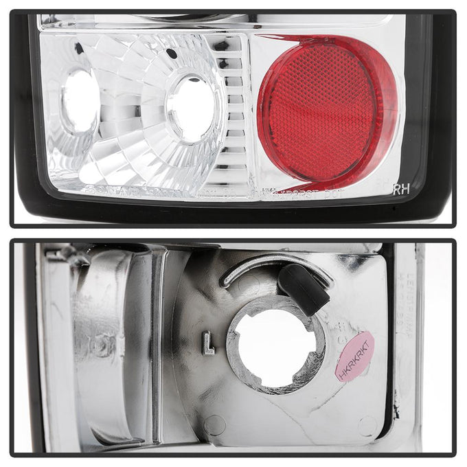 Chrome Euro Style Tail Lights <br>00-06 Chevy Suburban Tahoe, GMC Yukon Yukon XL 2500