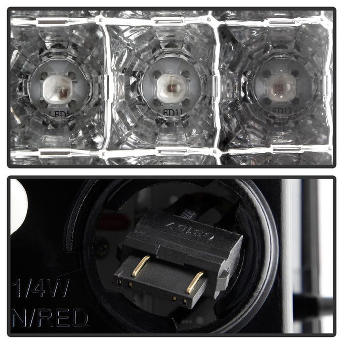 Black LED Tail Lights <br>00-06 Chevy Suburban Tahoe, GMC Yukon Yukon XL 2500