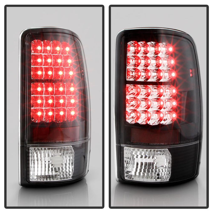 Black LED Tail Lights <br>00-06 Chevy Suburban Tahoe, GMC Yukon Yukon XL 2500