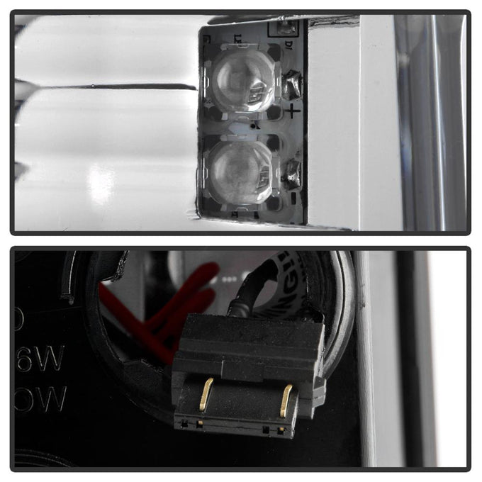 Chrome LED Tail Lights <br>00-06 Chevy Suburban Tahoe, GMC Yukon Yukon XL 2500