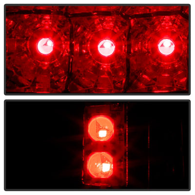 Chrome LED Tail Lights <br>00-06 Chevy Suburban Tahoe, GMC Yukon Yukon XL 2500