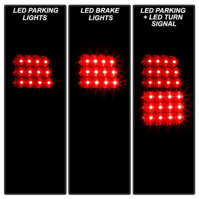 Chrome LED Tail Lights <br>00-06 Chevy Suburban Tahoe, GMC Yukon Yukon XL 2500