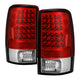 Red Clear LED Tail Lights <br>00-06 Chevy Suburban Tahoe, GMC Yukon Yukon XL 2500