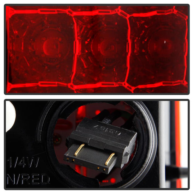 Red Clear LED Tail Lights <br>00-06 Chevy Suburban Tahoe, GMC Yukon Yukon XL 2500