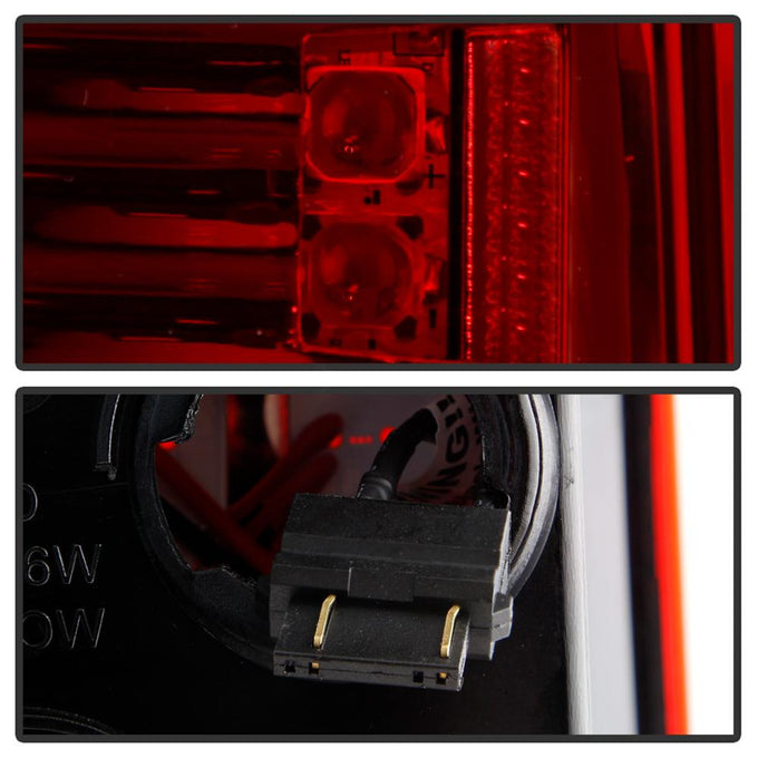 Red Clear LED Tail Lights <br>00-06 Chevy Suburban Tahoe, GMC Yukon Yukon XL 2500