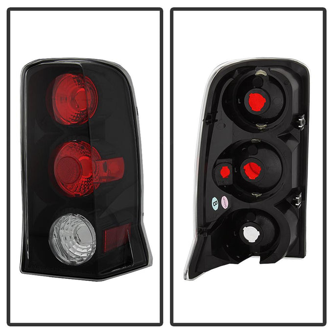 Black Euro Style Tail Lights <br>02-06 Cadillac Escalade 03-06 Cadillac Escalade ESV