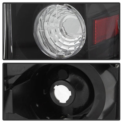 Black Euro Style Tail Lights <br>02-06 Cadillac Escalade 03-06 Cadillac Escalade ESV
