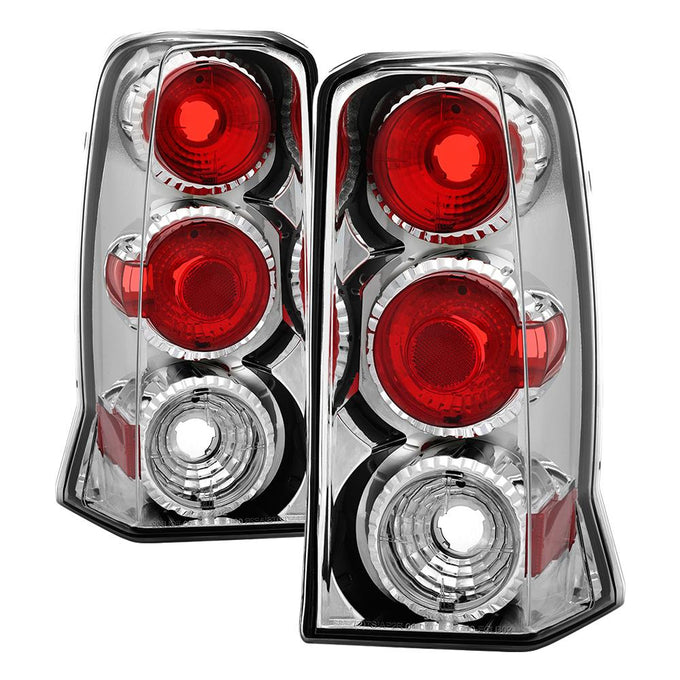 Chrome Euro Style Tail Lights <br>02-06 Cadillac Escalade 03-06 Cadillac Escalade ESV