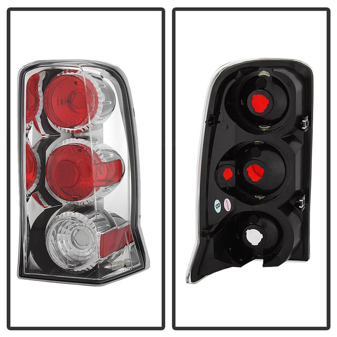 Chrome Euro Style Tail Lights <br>02-06 Cadillac Escalade 03-06 Cadillac Escalade ESV