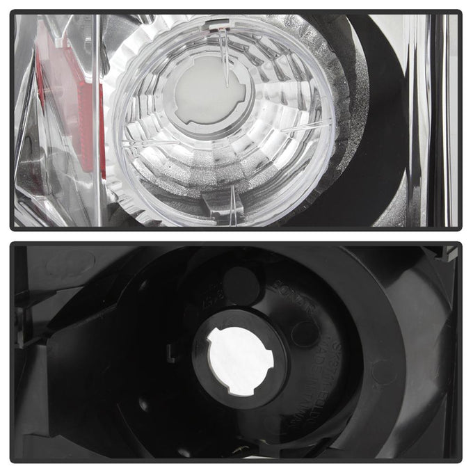 Chrome Euro Style Tail Lights <br>02-06 Cadillac Escalade 03-06 Cadillac Escalade ESV