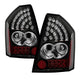 Black LED Tail Lights <br>05-07 Chrysler 300