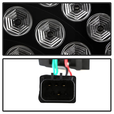 Black LED Tail Lights <br>05-07 Chrysler 300