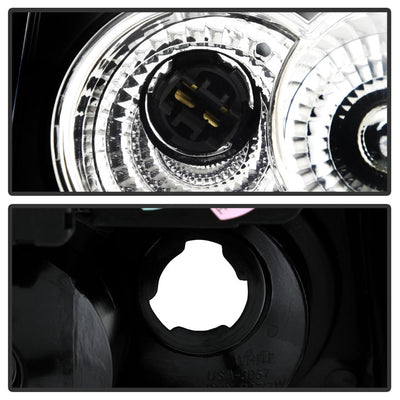 Black LED Tail Lights <br>05-07 Chrysler 300