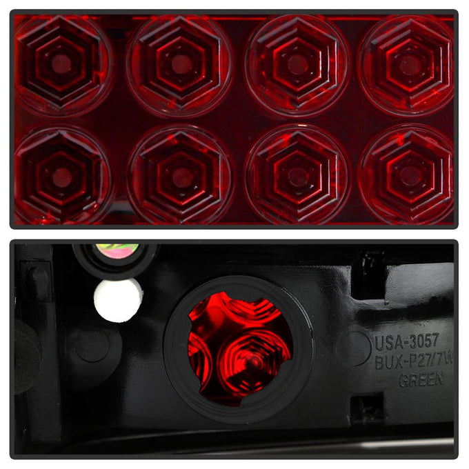 Black LED Tail Lights <br>05-07 Chrysler 300