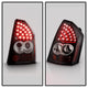 Black LED Tail Lights <br>05-07 Chrysler 300