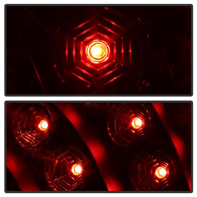 Black LED Tail Lights <br>05-07 Chrysler 300