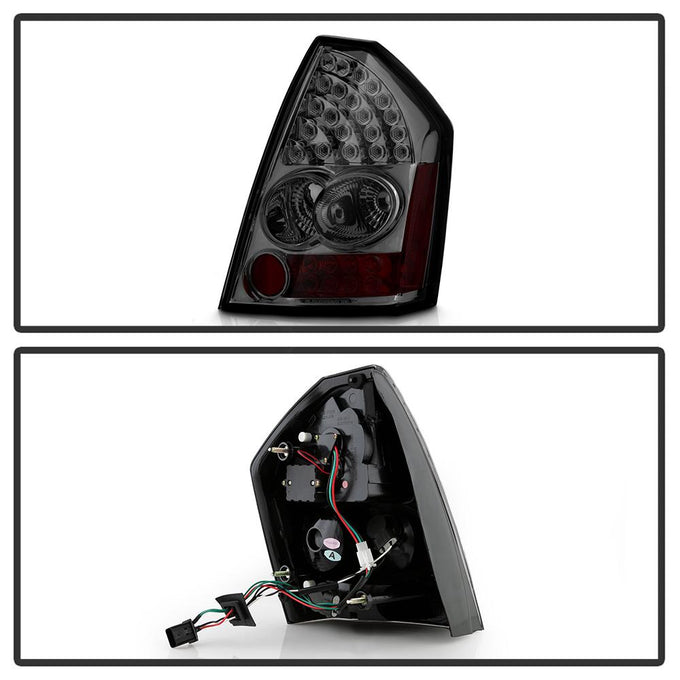 Smoke LED Tail Lights <br>05-07 Chrysler 300