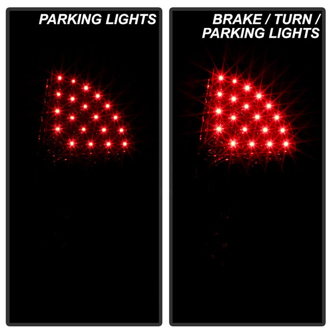 Smoke LED Tail Lights <br>05-07 Chrysler 300
