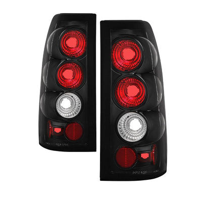 Black Euro Style Tail Lights <br>03-06 Chevy Silverado, 2007 Classic
