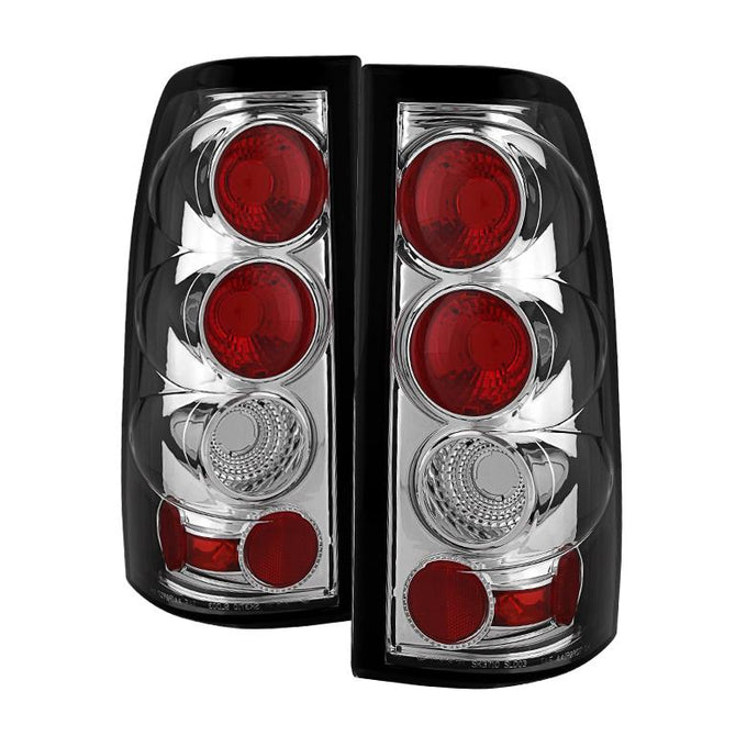 Chrome Euro Style Tail Lights <br>03-06 Chevy Silverado, 2007 Classic