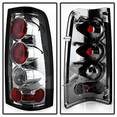 Chrome Euro Style Tail Lights <br>03-06 Chevy Silverado, 2007 Classic