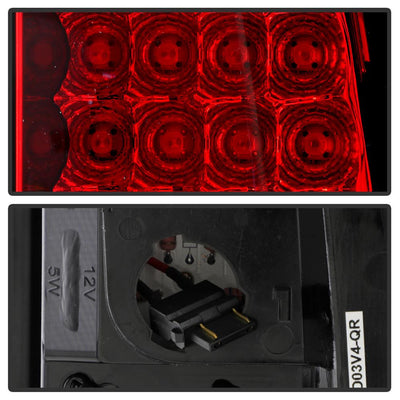 Red Clear LED Tail Lights <br>03-06 Chevy Silverado, 2007 Classic