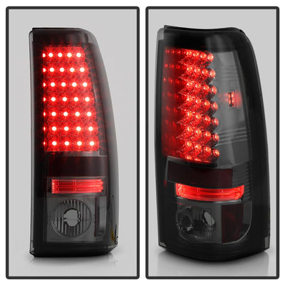 Smoke LED Tail Lights <br>03-06 Chevy Silverado, 2007 Classic