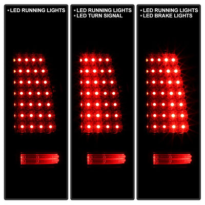 Smoke LED Tail Lights <br>03-06 Chevy Silverado, 2007 Classic