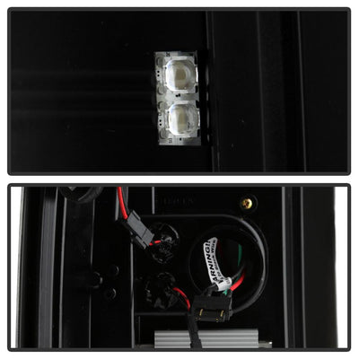Black LED Tail Lights <br>07-13 Chevy Silverado, GMC Sierra
