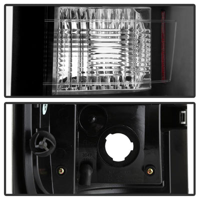 Black LED Tail Lights <br>07-13 Chevy Silverado, GMC Sierra