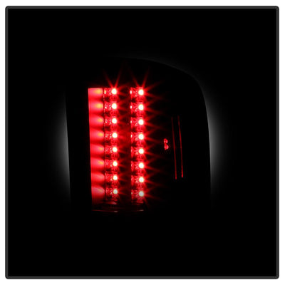 Black LED Tail Lights <br>07-13 Chevy Silverado, GMC Sierra