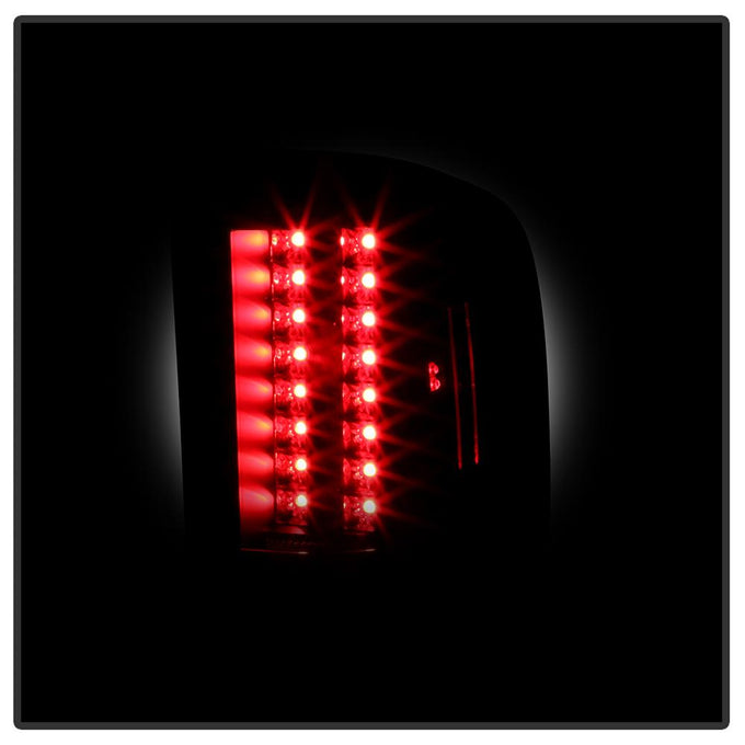 Black LED Tail Lights <br>07-13 Chevy Silverado, GMC Sierra