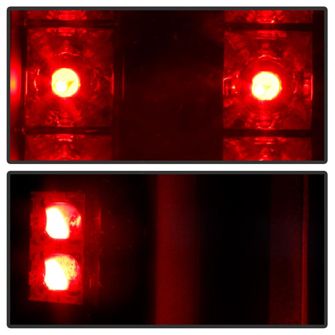 Black LED Tail Lights <br>07-13 Chevy Silverado, GMC Sierra