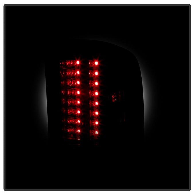 Red Smoke LED Tail Lights <br>07-13 Chevy Silverado, GMC Sierra