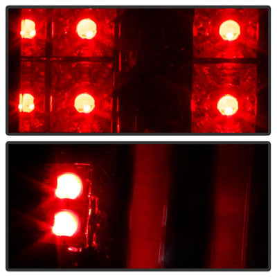 Red Smoke LED Tail Lights <br>07-13 Chevy Silverado, GMC Sierra