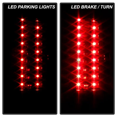 Red Smoke LED Tail Lights <br>07-13 Chevy Silverado, GMC Sierra